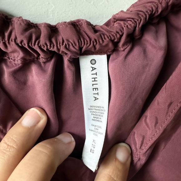 Athleta Calm Cooling Plum Camisole Top - Picture 4 of 4